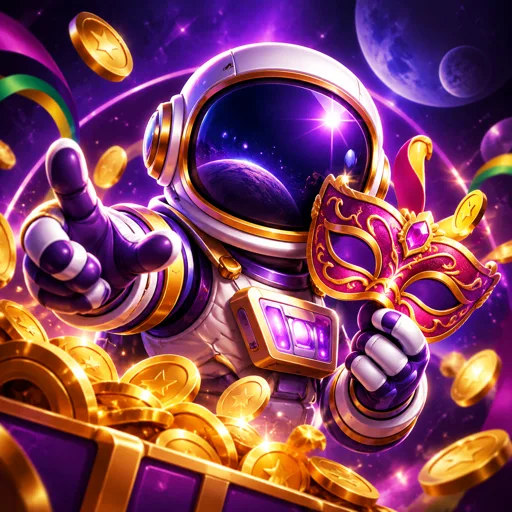 Tela do Spaceman usada na comparação entre crash games do catálogo