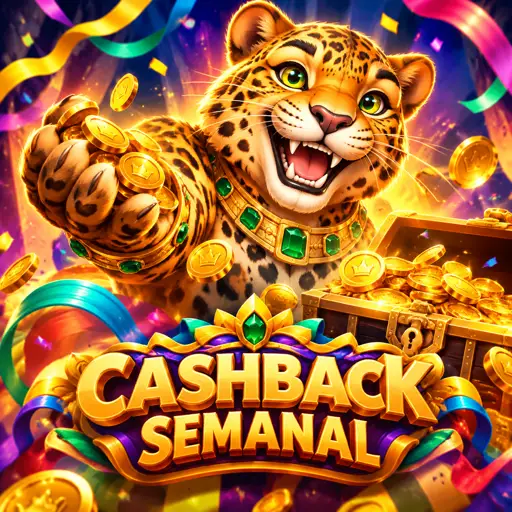 Resumo visual do cashback semanal com percentual e prazo de crédito